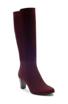 Women's Blondo Edith Knee-high Waterproof Suede Boot M - Burgundy