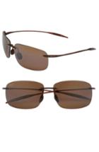 Women's Maui Jim Breakwall 63mm Polarizedplus2 Rimless Sunglasses -