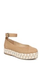 Women's Naturalizer Talila Ankle Strap Platform Espadrille M - Brown