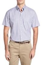 Men's Peter Millar Topsail Check Short Sleeve Sport Shirt