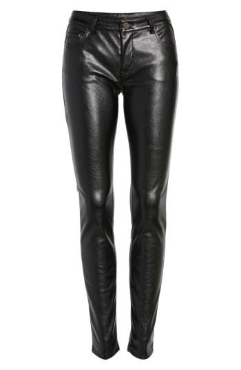 Women's Blanknyc Skinny Classique Faux Leather Jeans - Black