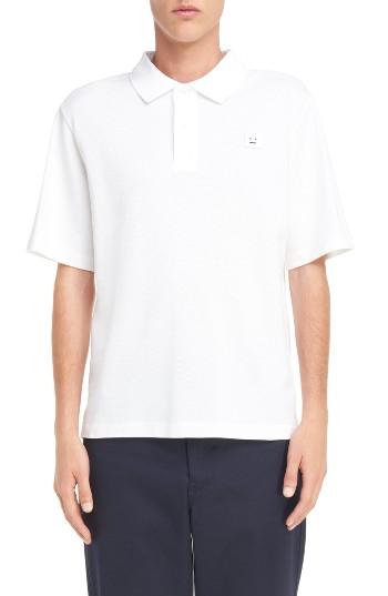 Men's Acne Studios Faco Face Crest Polo