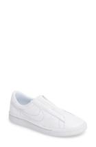 Women's Nike Classic Ez Slip-on Tennis Shoe .5 M - White