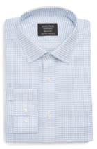 Men's Nordstrom Men's Shop Smartcare(tm) Traditional Fit Check Sport Shirt .5 32/33 - Blue
