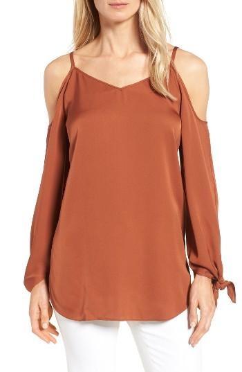 Women's Classiques Entier Silk Cold Shoulder Blouse