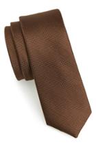 Men's The Tie Bar Woven Silk Tie, Size - Brown (online Only)
