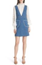 Women's See By Chloe Denim Overall Dress Us / 36 Fr - Blue