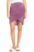 Women's Thieves Like Us Overlap Miniskirt - Burgundy