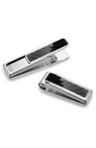 Men's M-clip 'discovery Line' Stainless Steel Money Clip - Black
