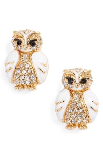 Women's Kate Spade New York Star Bright Owl Stud Earrings