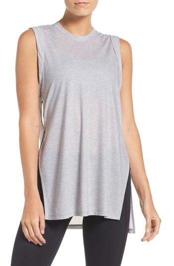 Women's Under Armour Breathe Tunic Tank - Grey