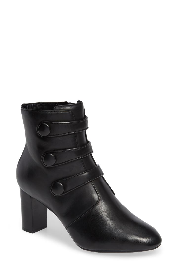 Women's Clarks Chryssa Ella Bootie .5 M - Black