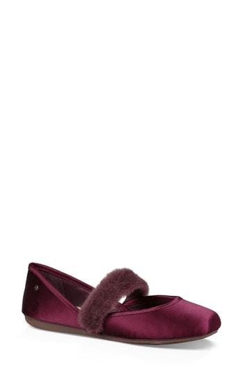 Women's Ugg Lena Fluff Flat .5 M - Purple