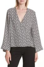 Women's A.l.c. Ray Bell Sleeve Wrap Top - White