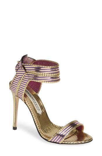 Women's Marskinryyppy Wynona Stripe Sandal Us / 37eu - Yellow