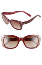 Women's Kate Spade New York 'danella' 50mm Sunglasses - Red/ Pink