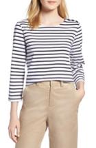 Women's 1901 Shoulder Button Cotton Top, Size - White