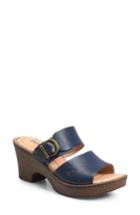 Women's B?rn Carrabelle Platform Sandal M - Blue
