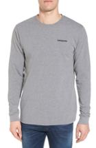 Men's Patagonia Responsibili-tee Long Sleeve T-shirt - Grey