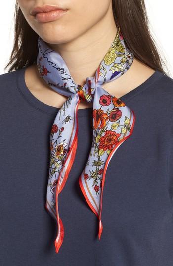 Women's Vince Camuto You're The Bee's Knees Kite Silk Scarf, Size - Blue