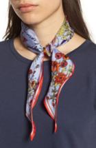 Women's Vince Camuto You're The Bee's Knees Kite Silk Scarf, Size - Blue
