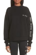 Women's Alexander Wang Credit Card Sweatshirt - Black