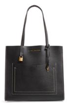 Marc Jacobs The Grind Leather Tote - Black