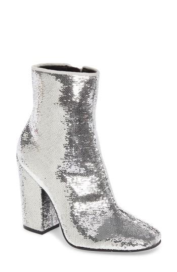 Women's Kendall + Kylie Haedyn Sequin Bootie .5 M - Metallic