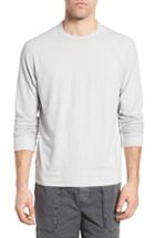 Men's James Perse Long Raglan Sleeve T-shirt (l) - Grey