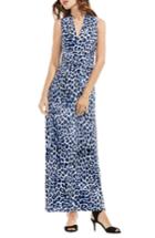 Women's Vince Camuto Leopard Print Maxi Dress - Blue