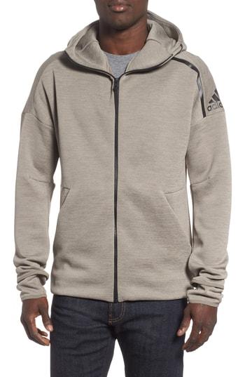 Men's Adidas Zne Fast Release Hooded Jacket - Green