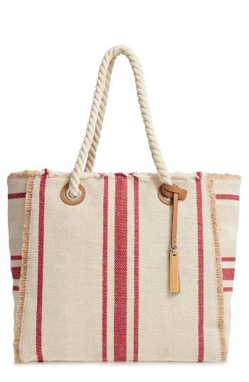 Vince Camuto Ulla Woven Tote - Red