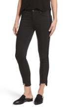 Women's Parker Smith Twisted Tuxedo Crop Skinny Jeans - Black