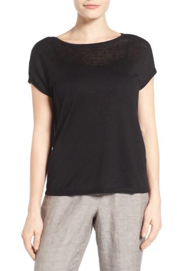 Women's Nic+zoe Everyday Tissue Weight Tee - Black