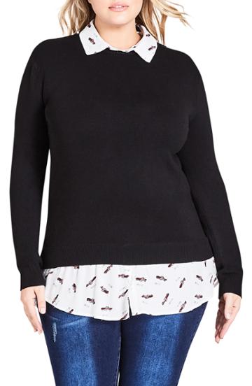 Women's City Chic Corvette Sweater