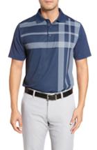 Men's Bobby Jones Xh20 Robertson Print Polo - Blue