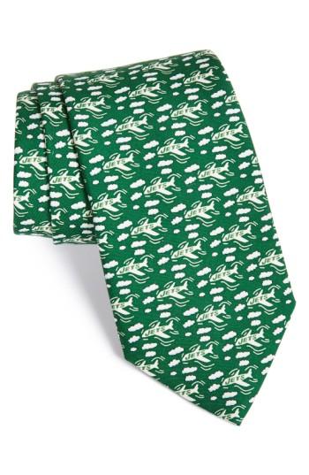 Men's Vineyard Vines 'new York Jets - Nfl' Woven Silk Tie