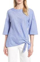 Women's Nic+zoe Detour Tie Top - Blue