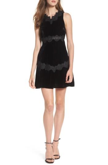 Women's Foxiedox Antila Velvet Fit & Flare Dress