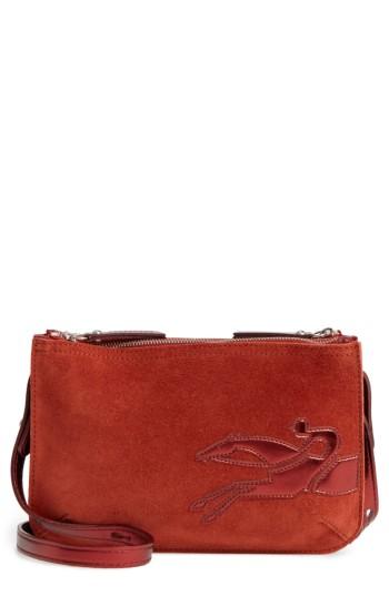 Longchamp Shop It Crossbody Bag - Red