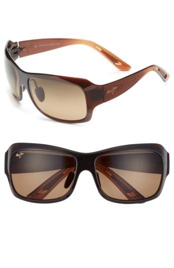 Women's Maui Jim Seven Pools 62mm Polarizedplus2 Sunglasses - Rootbeer Fade/ Bronze