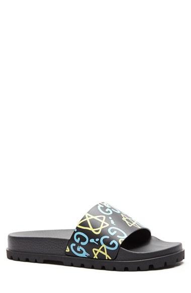Men's Gucci 'pursuit Treck' Slide Sandal