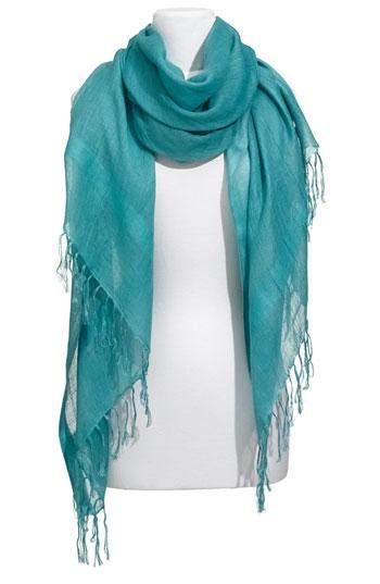 Halogen 'carryover' Scarf Womens Blue Latigo Bay One Size