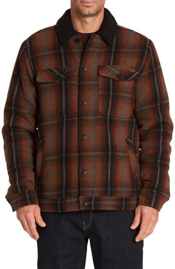 Men's Billabong Barlow Jacket - Brown