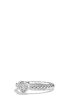 Women's David Yurman 'cable Collectibles' Heart Ring With Diamonds