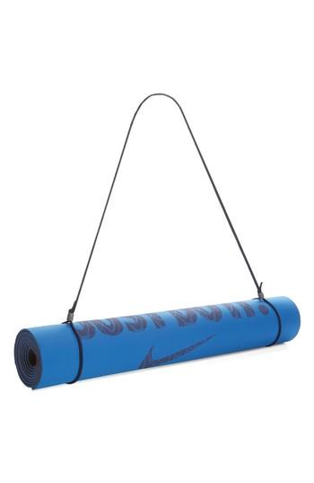 Nike Just Do It 2.0 Foam Yoga Mat, Size - Blue