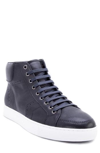 Men's Zanzara Uglow Perforated High Top Sneaker M - Blue