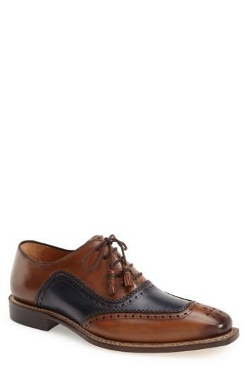 Men's Mezlan 'cadiz' Brogue Oxford .5 M - Brown