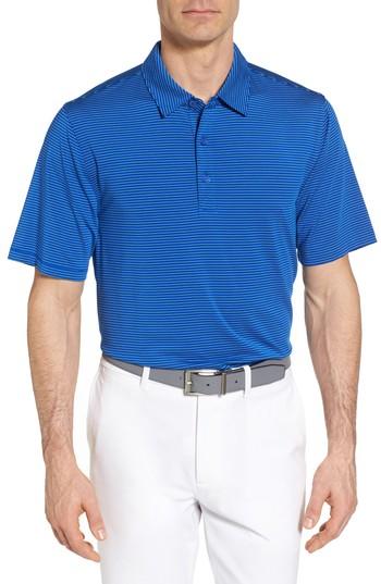 Men's Cutter & Buck Samish Stripe Drytec Polo
