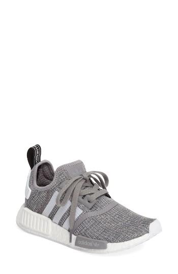 Women's Adidas 'nmd - R1' Running Shoe .5 M - Grey